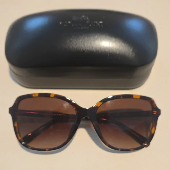 Coach Brown Tortoise Sunglasses - Picture 2 of 7